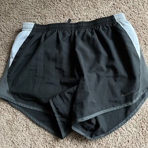 Nike shorts with gray/white sides
